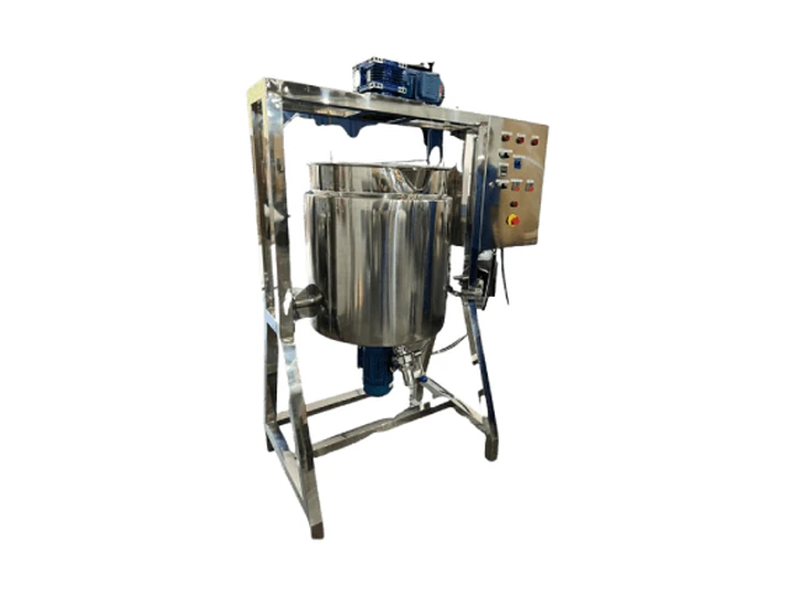 Batedeira industrial em aço inox com tacho